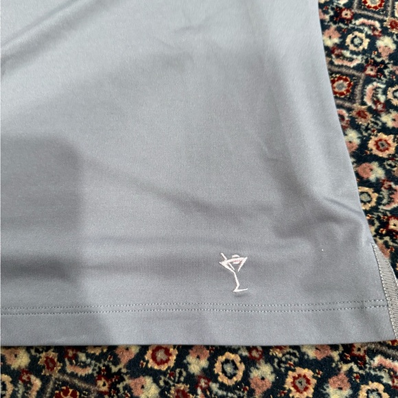 Golftini Gray Nantucket Polo Golf Shirt - Picture 3 of 3